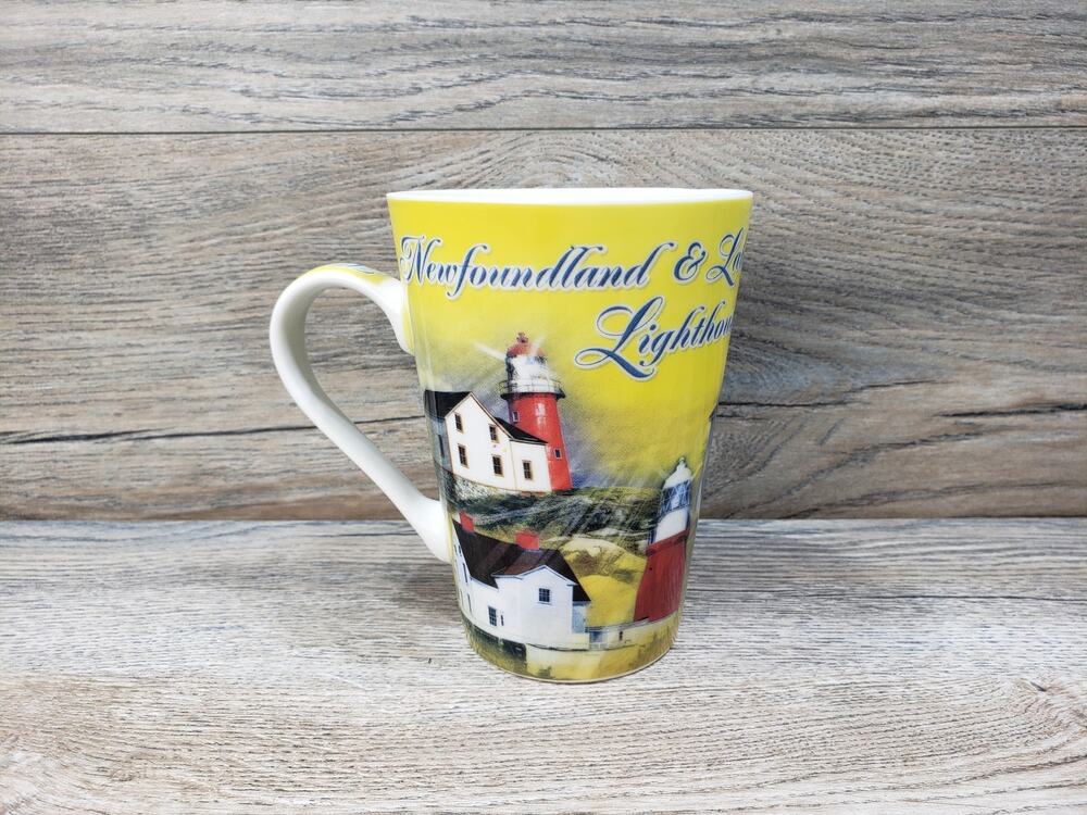 M&B Production Newfoundland & Labrador Lighthouses Coffee Mug Cup